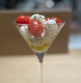 プチトマトのカプレーゼ
