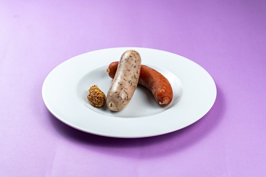 茹でたて２色ソーセージ