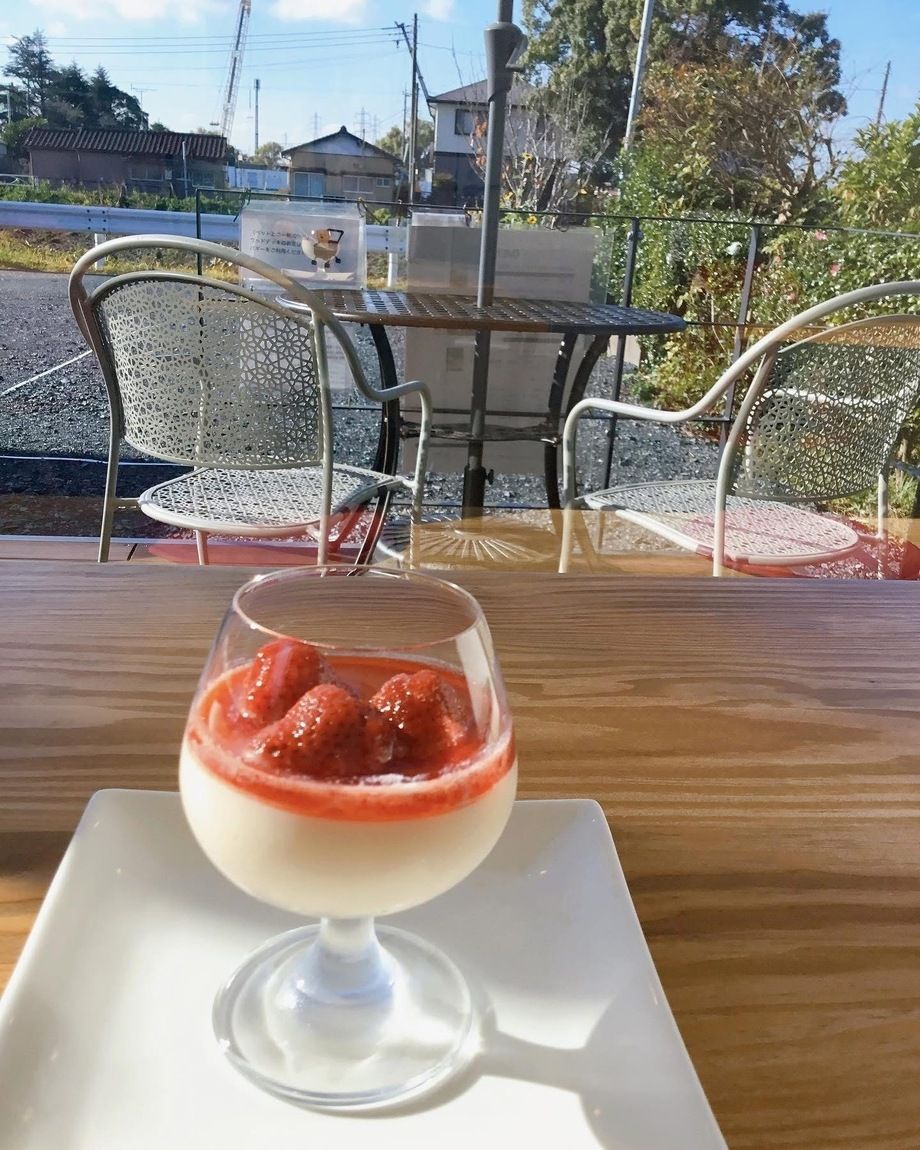 いちごのパンナコッタ