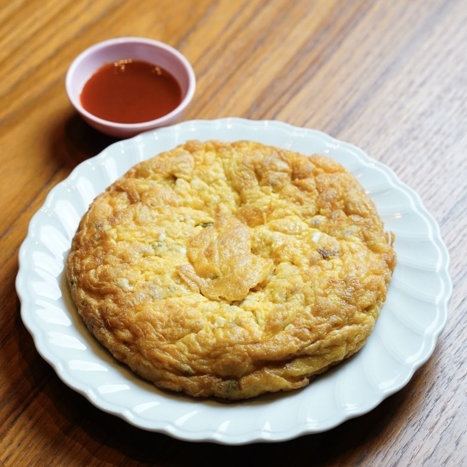 【大人気】エビと3種の卵の濃い〜タイオムレツ