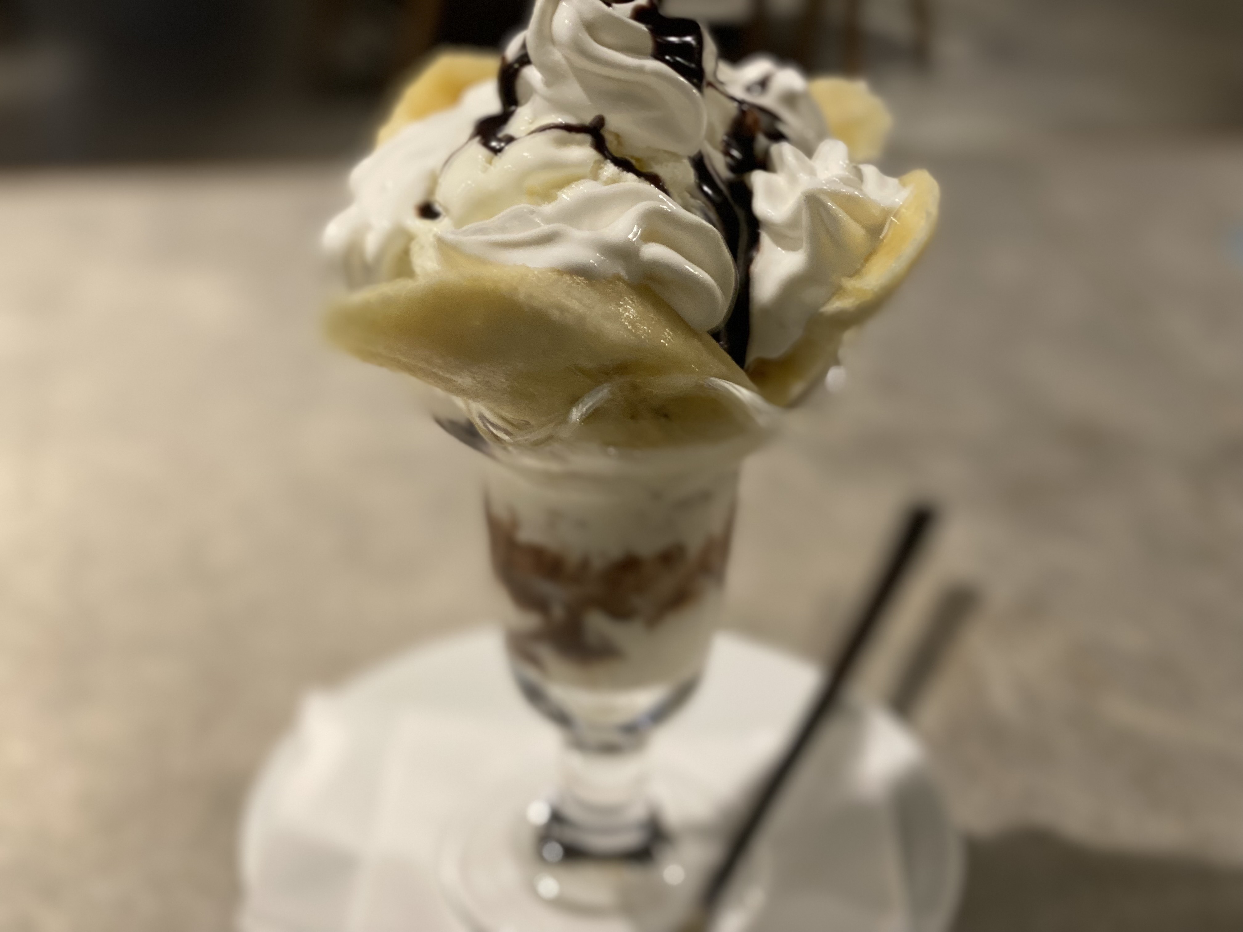 チョコバナナパフェ