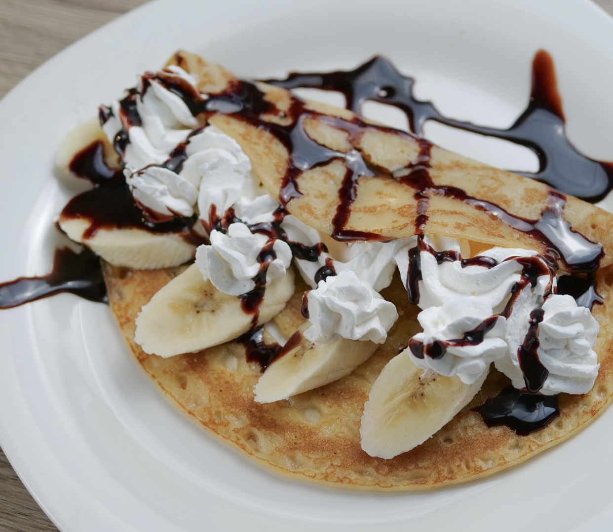 チョコバナナクレープ