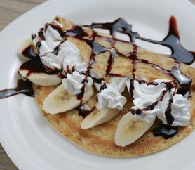 チョコバナナクレープ