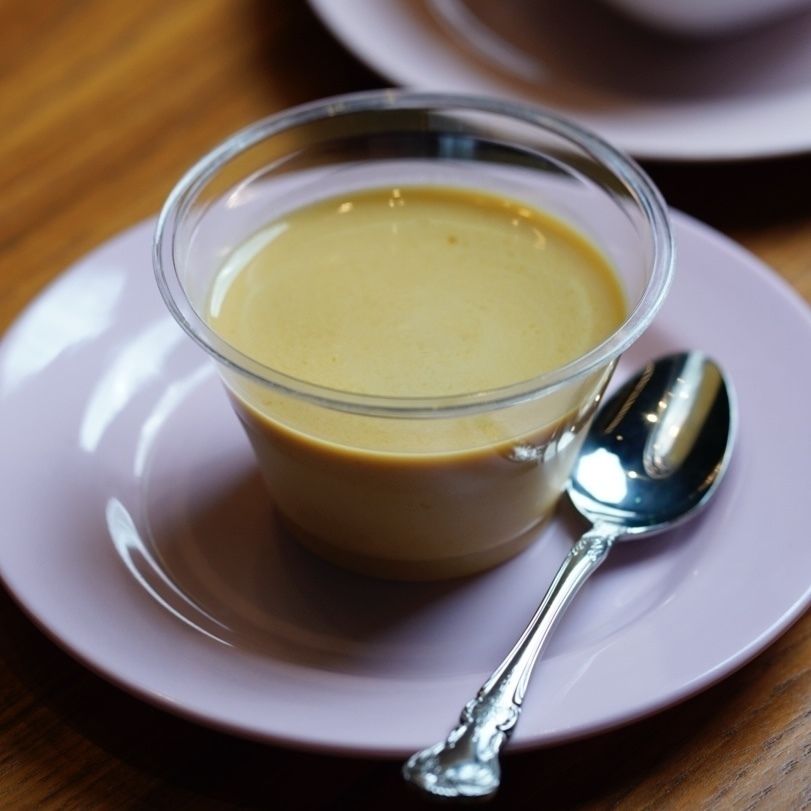 【デザート】飲める！黒糖 マンゴープリン