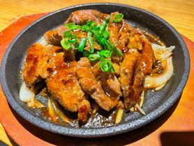 黒豚ハラミの鉄板ステーキ