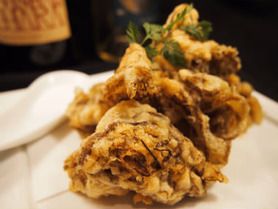 もずくとアーサーの天婦羅