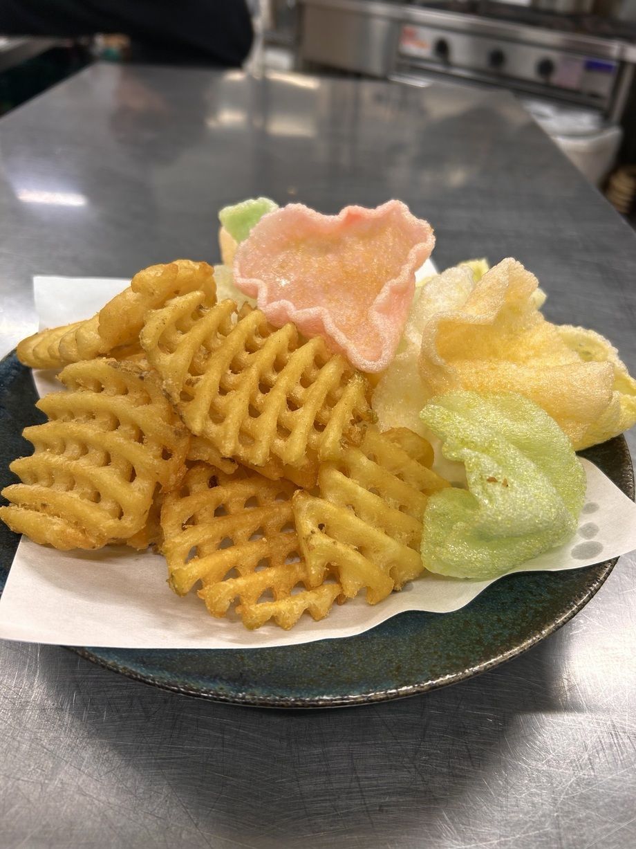 メガポテトフライ&えびせん