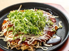 そば肉玉　ネギ