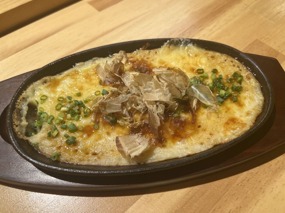 ふわトロ山芋チーズ鉄板(和風)