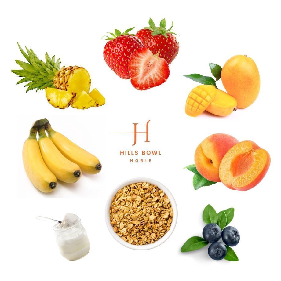 選べるフルーツ、カスタマイズアサイーボウル