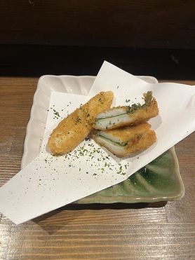 仙台名物！笹かまのシソチーズフライ