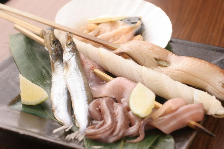 海鮮の５種盛合せ