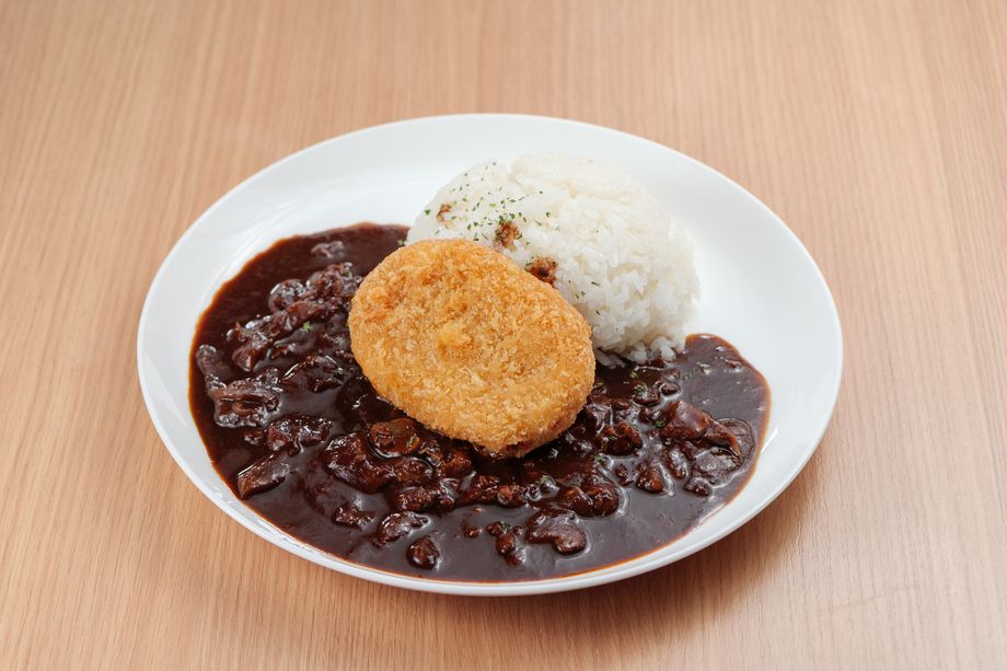 コロッケハヤシライス