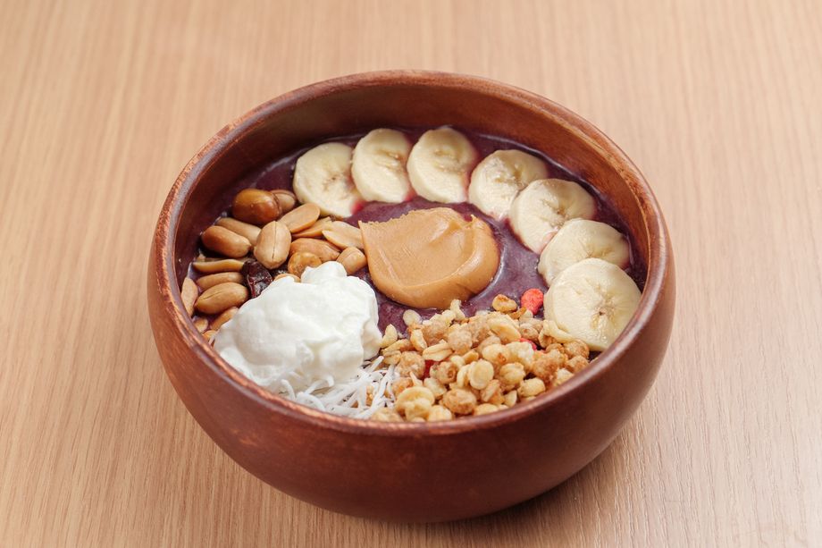 ピーナッツバターグリークヨーグルト