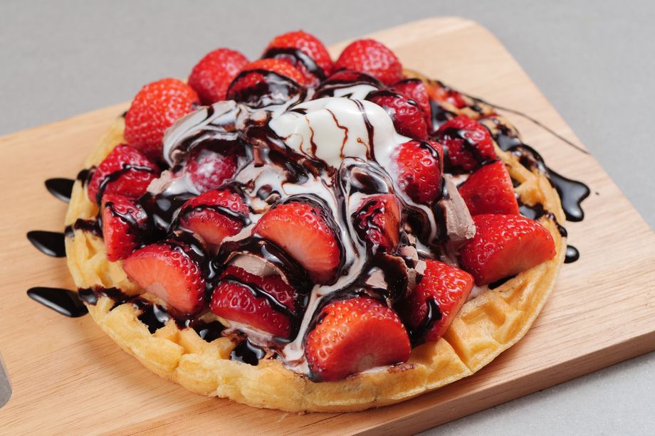 12月限定いちごアメリカンワッフルケーキ🍰‼️