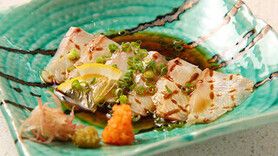 ブリの焼きしゃぶ仕立て