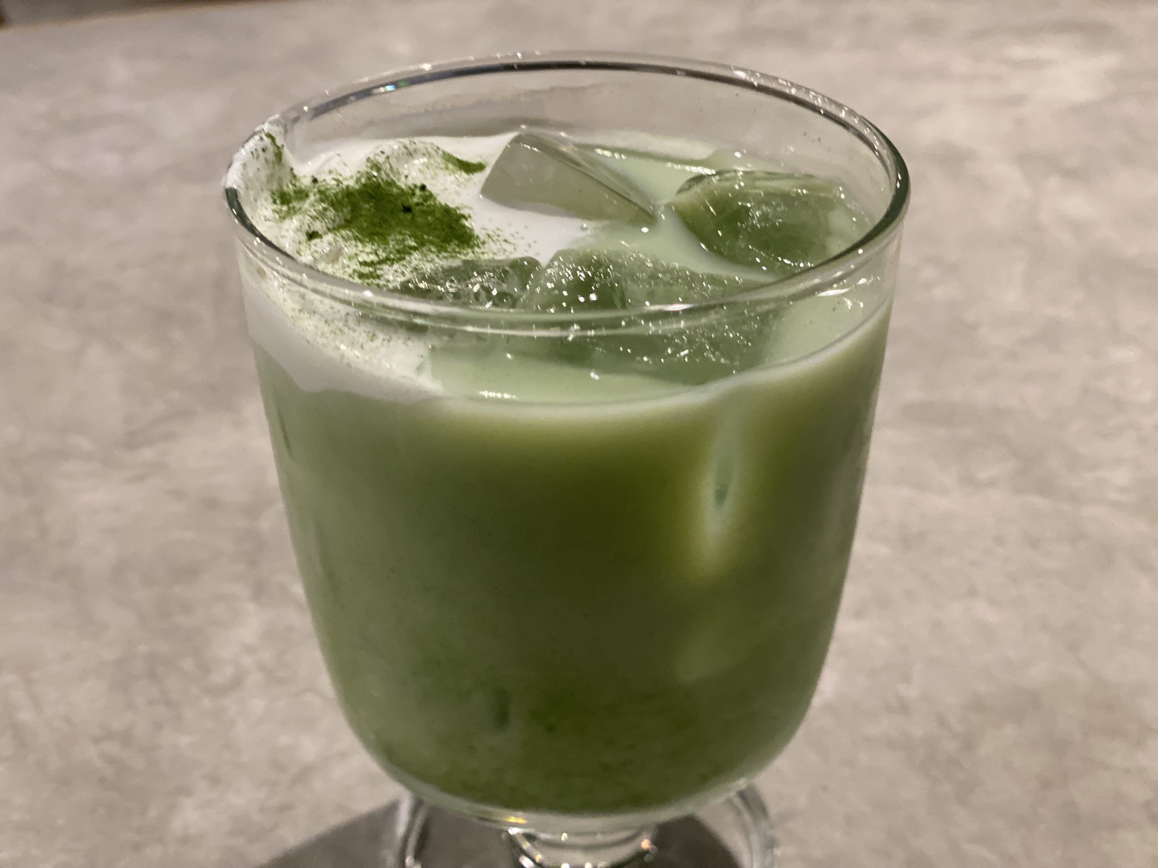 抹茶のオーレ(アイス)