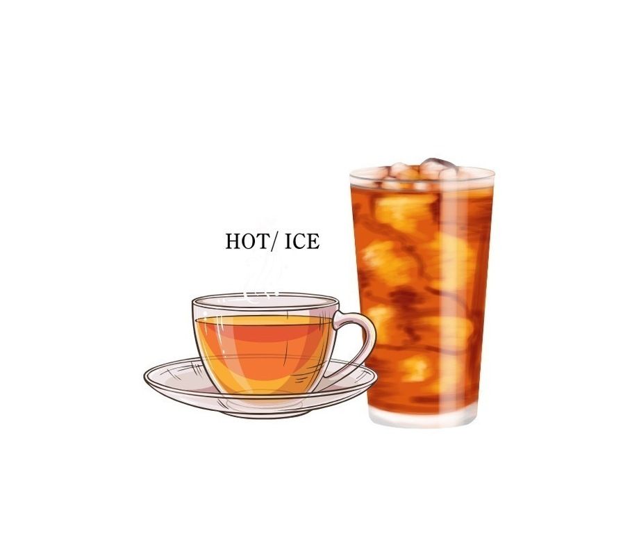 ノンカフェインアールグレイ　hot／ice