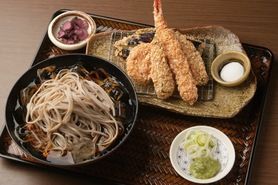 米ぷら十割そばセット