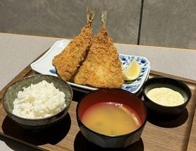アジフライ定食