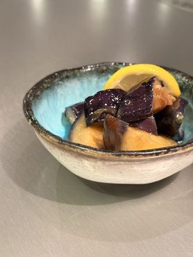 三浦野菜　水茄子の揚げ浸し