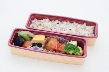 豆腐しゅうまいと鶏唐揚げ黒酢あんの二段弁当　限定5個