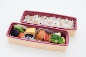 豆腐しゅうまいと鶏唐揚げ黒酢あんの二段弁当　限定5個