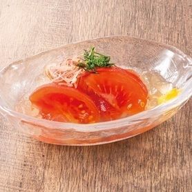 トマトのお浸し　出汁ジュレ