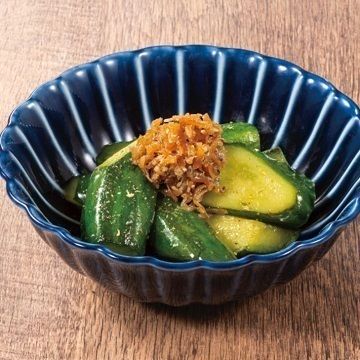 ヱビスで仕込んだ　きゅうりの浅漬け