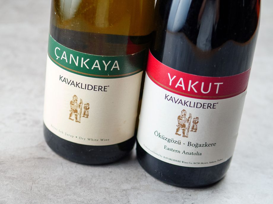トルコのワイン(ボトル)赤、白ボトル Turk sarabisi