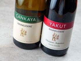 トルコのワイン(ボトル)赤、白ボトル Turk sarabisi