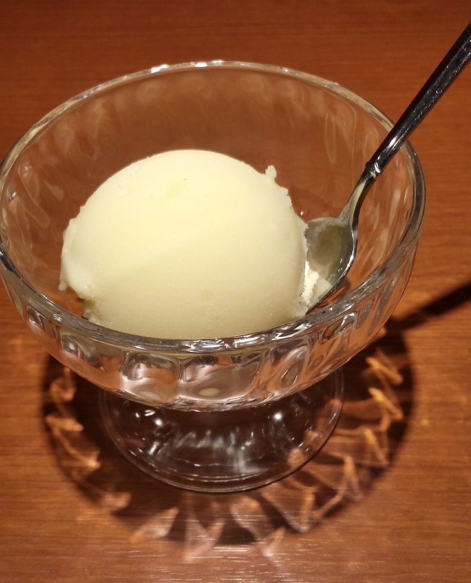 柚子シャーベット（３００円）