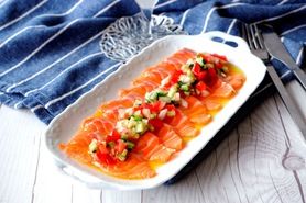 カルパッチョ〈北極サーモン〉