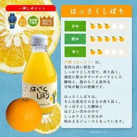 【はっさくしぼり】伊藤農園のフレッシュジュース 180ml