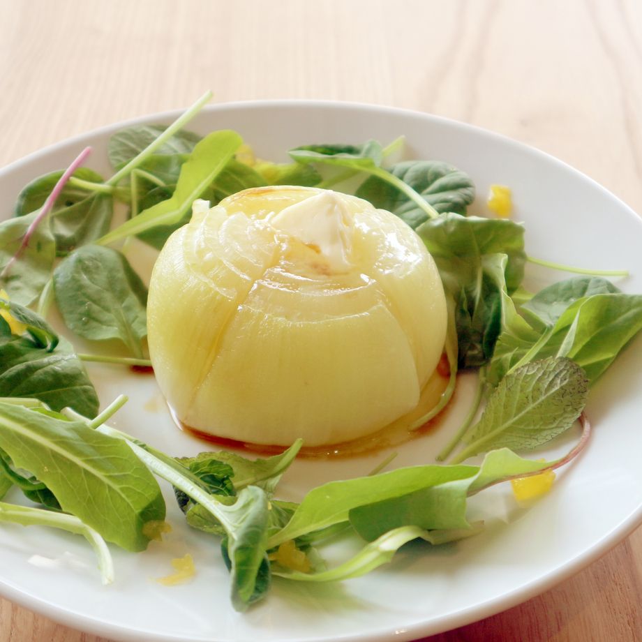 まるごと蒸し淡路玉ねぎのかえしバター
