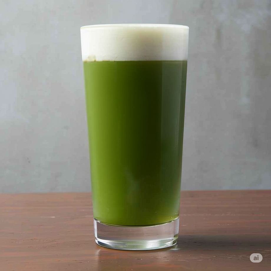 【抹茶ビア】(400ml)　　　　　揚げ蕎麦おつまみ付