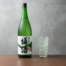 【樽香る日本酒ハイボール】　　キクマサハイボール　　　　　　揚げ蕎麦おつまみ付