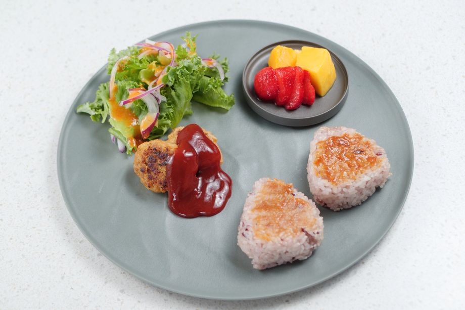 キッズおにぎりハンバーグプレート【小学生以下限定】