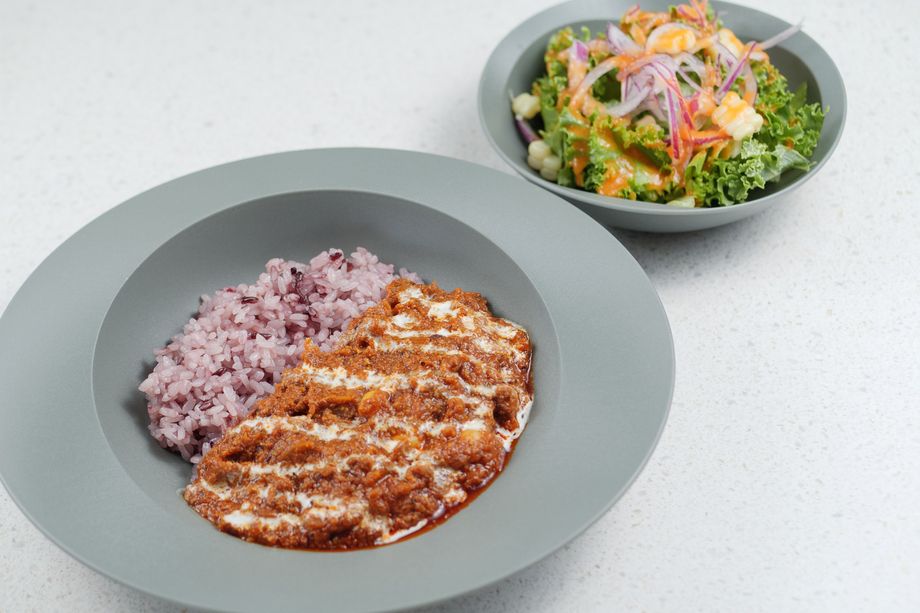 ミクリヤ牛と大豆のキーマカレー