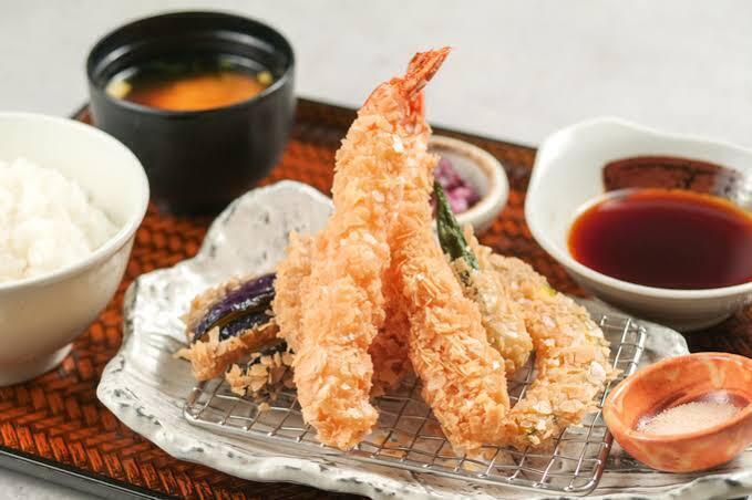 [ハラル]米ぷら定食(上)