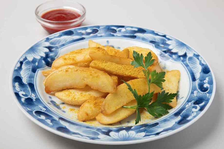 フライドポテト　カレー