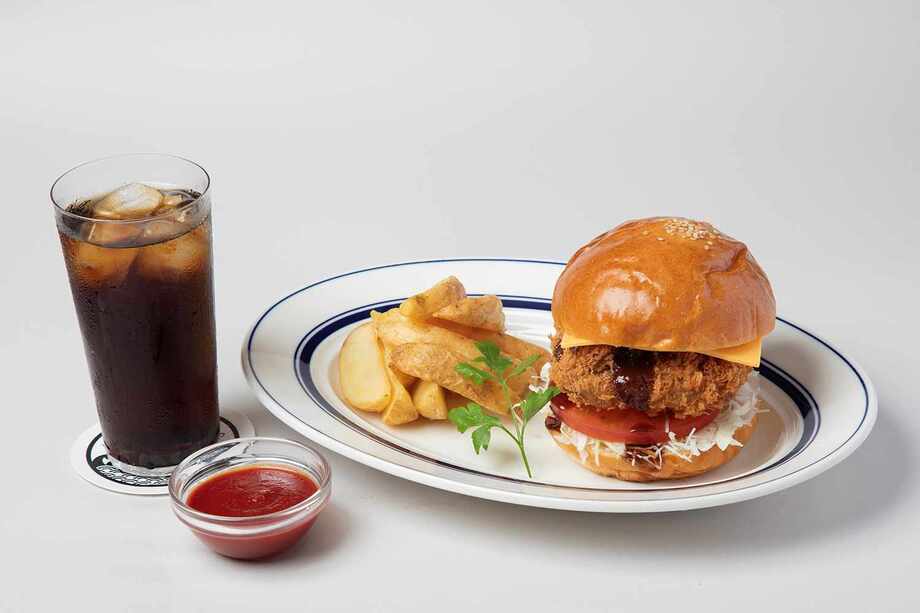 ヒレかつバーガー セット