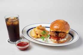 ヒレかつバーガー セット