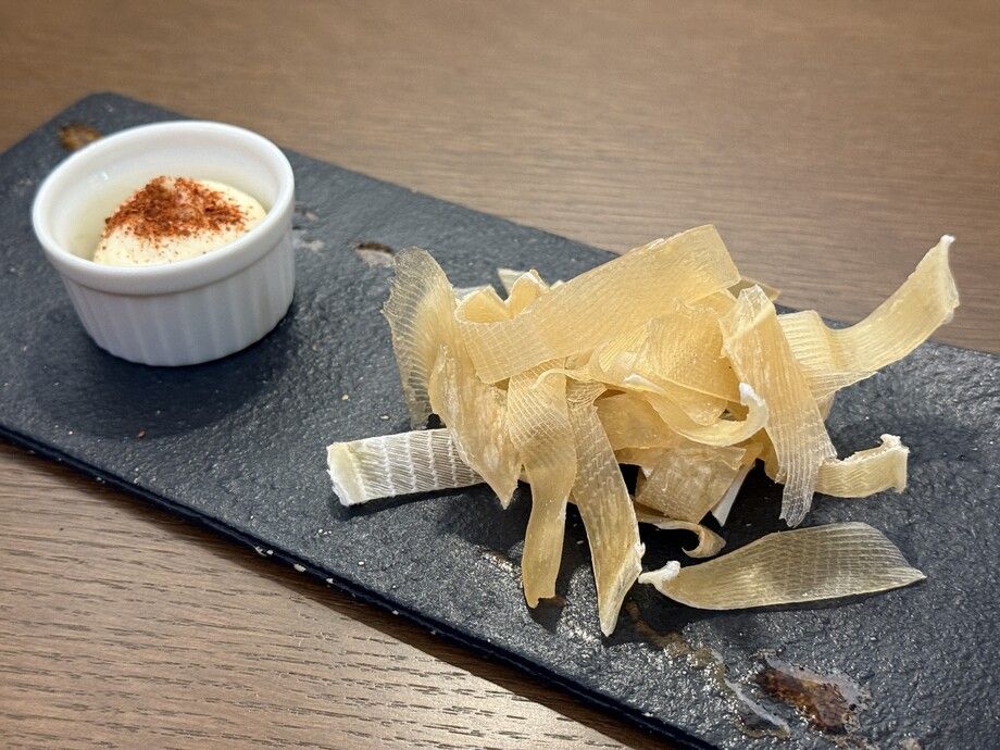 エイヒレの炙り（一味マヨ）