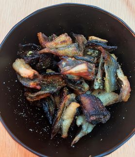 ビールのお供にうなぎの尻尾焼き