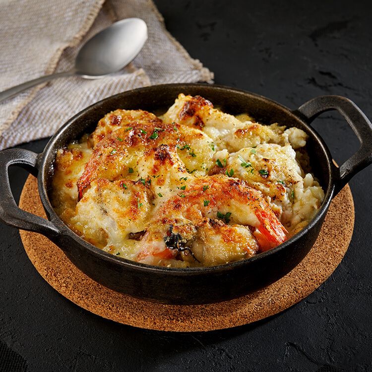 海の幸と白味噌グラタン