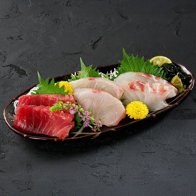 本日の鮮魚　刺身三点盛り