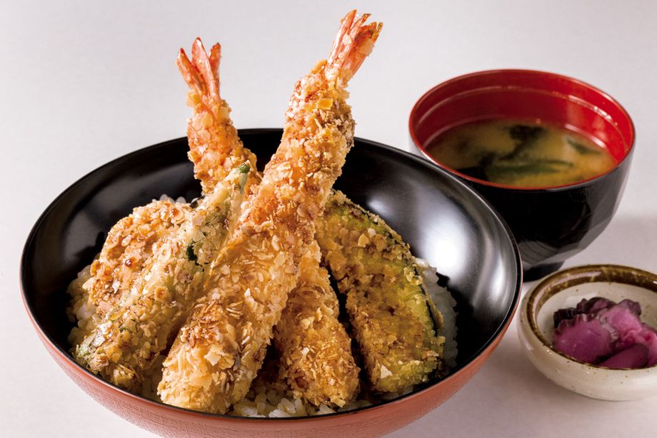 [ハラル]米ぷら丼（上）