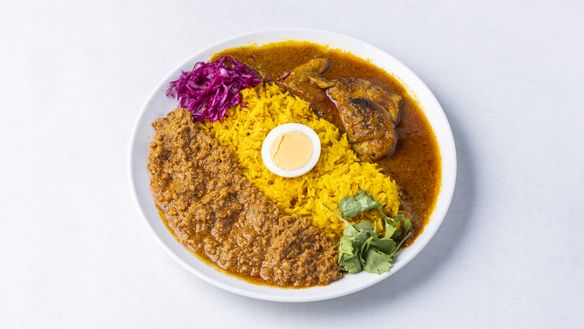 チキン＆キーマカレー