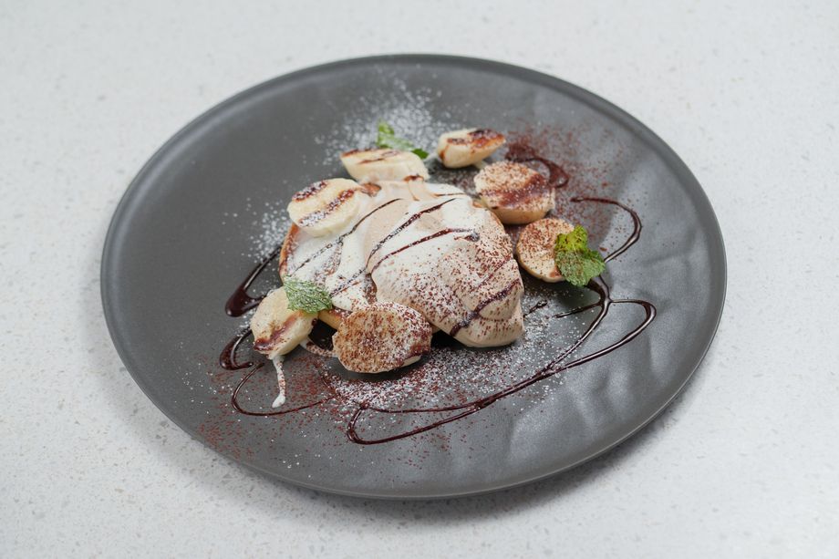 モーニングパンケーキ【バナナティラミス】